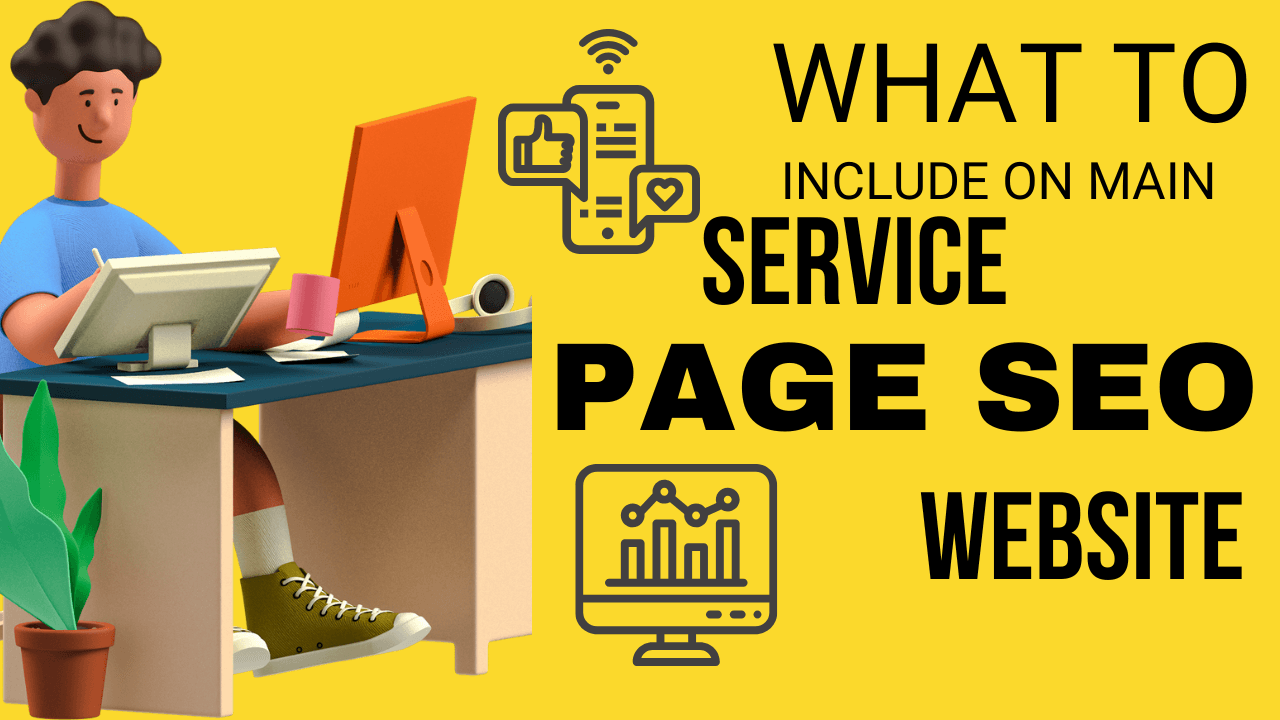 what to include on main service page SEO website