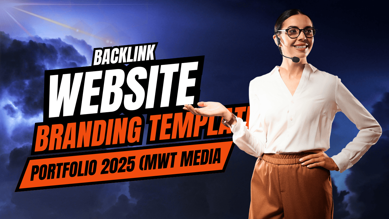 backlink website branding template porfolio