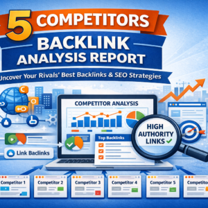 5 Competitors Backlink Analysis Report