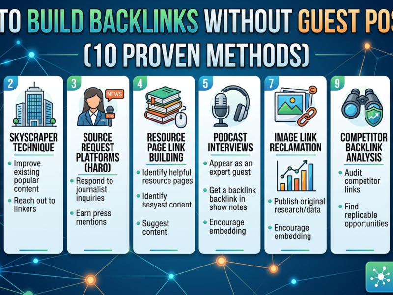 how to build backlinks without guest posting